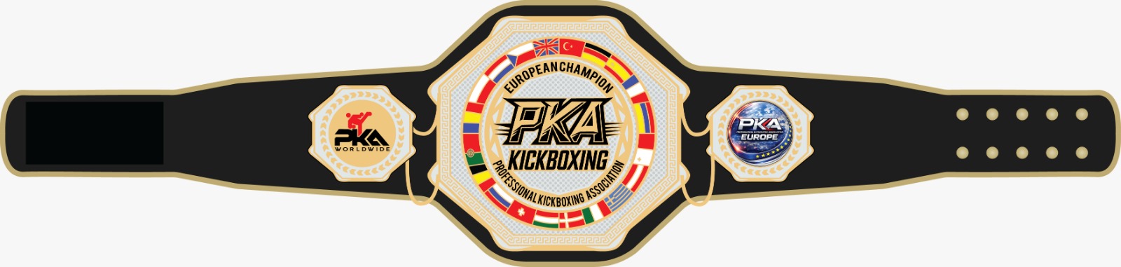 PKA Kickboxing European Champion Gürtel – PKA Worldwide / PKA Europe